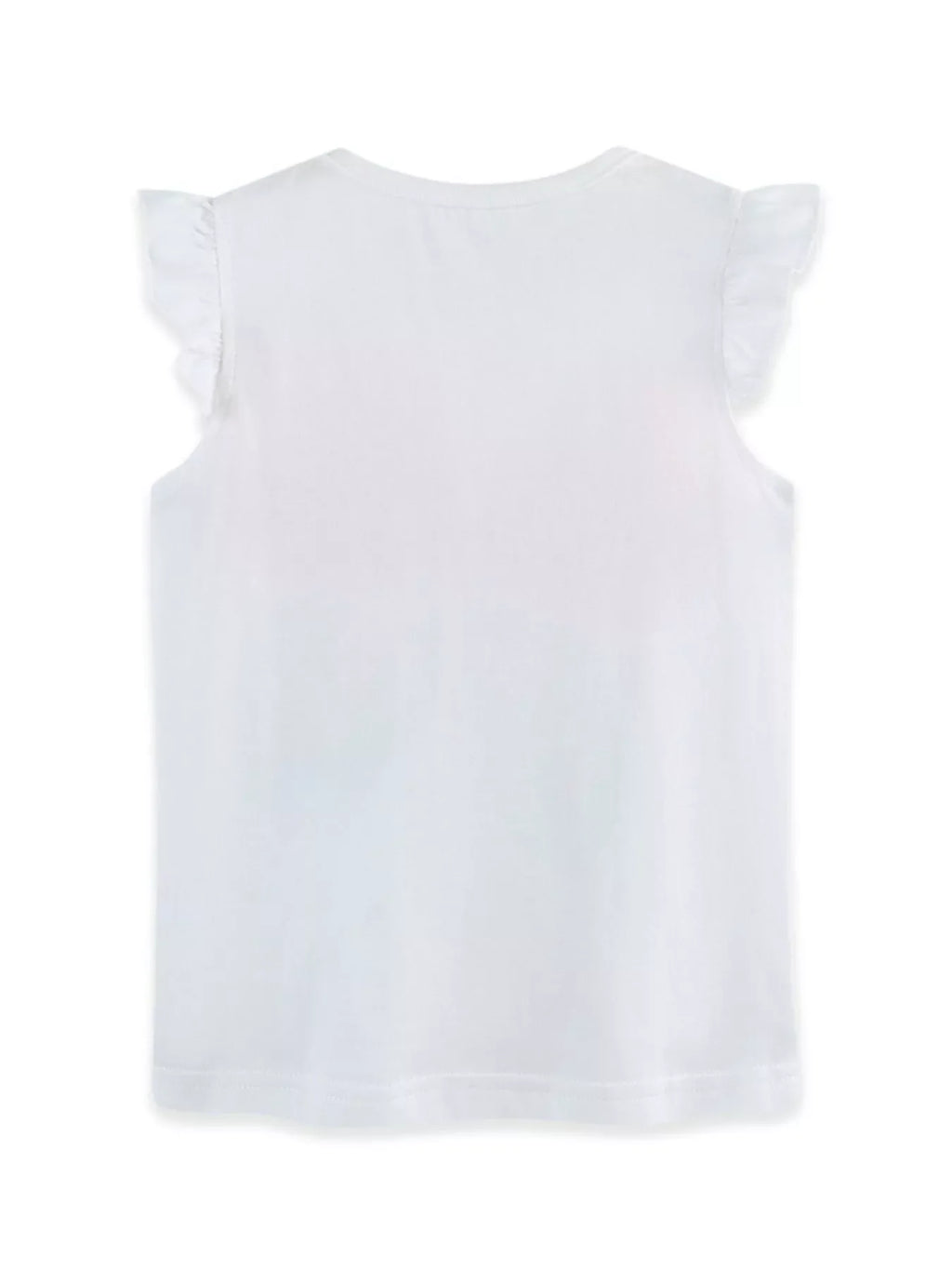 Children's Butterfly Graphic Ruffle Sleeve T-Shirt
