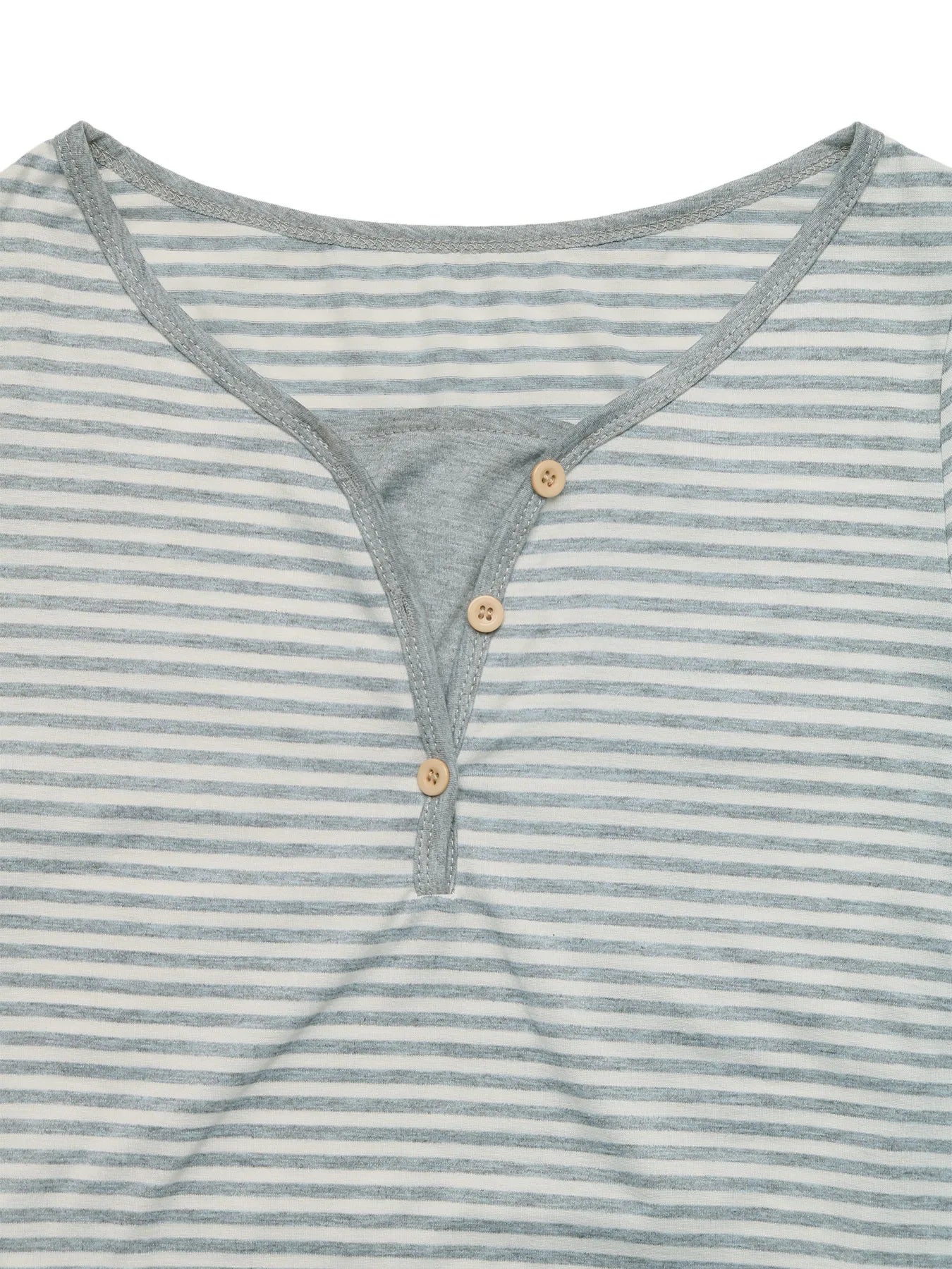 Striped Long Sleeve Casual T-Shirt