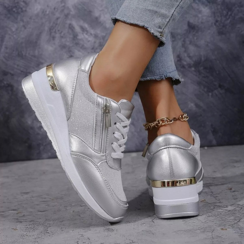 Lace Up Wedge Athletic