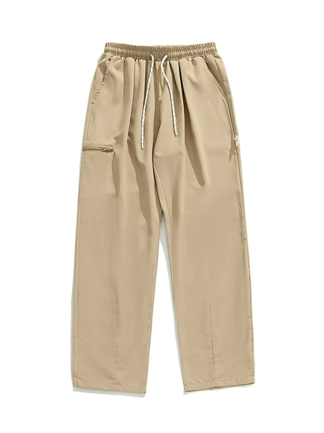 Men's Plus Size Drawstring Pants with Pockets