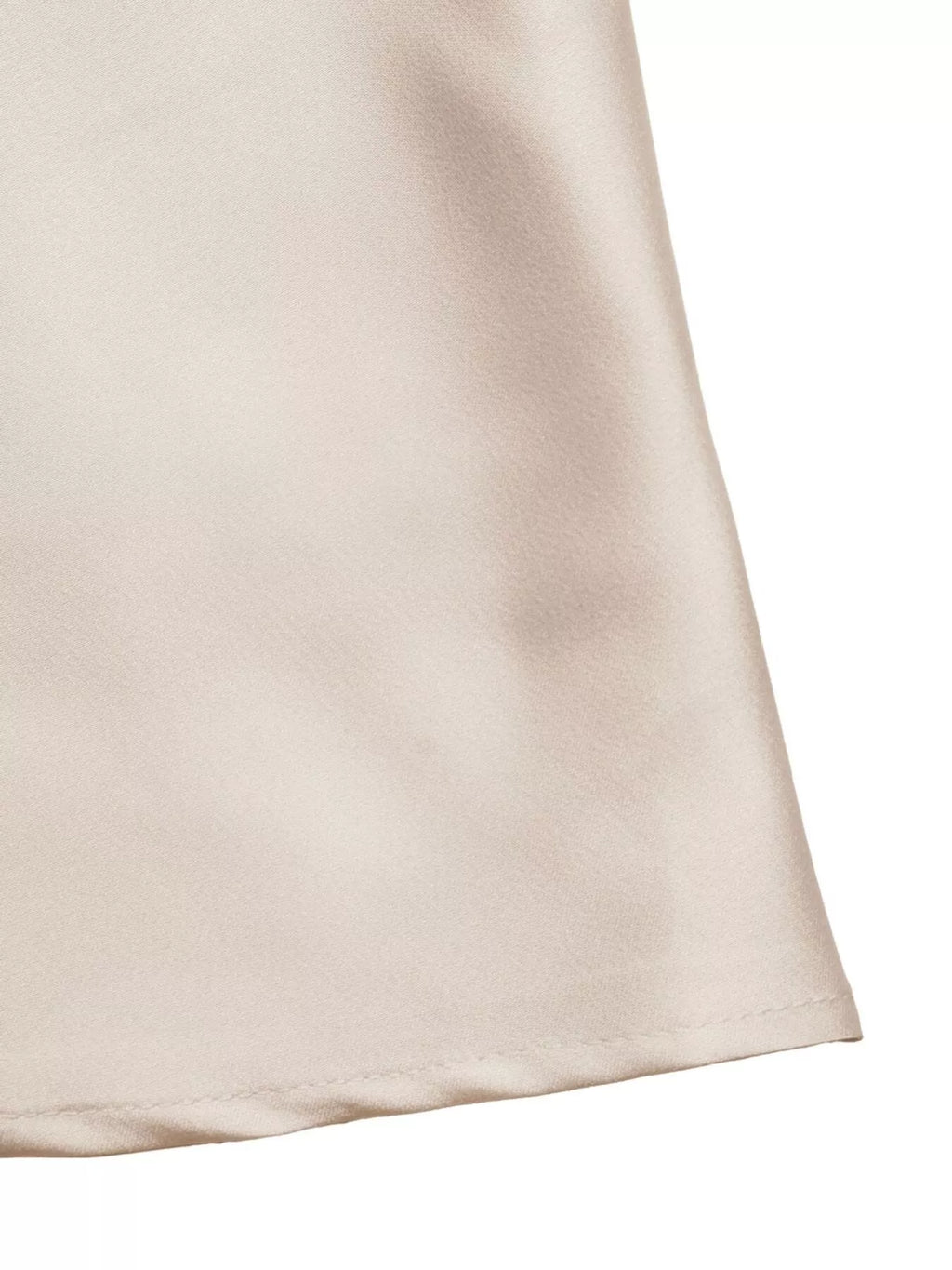 Satin V-Neck Maxi Dress