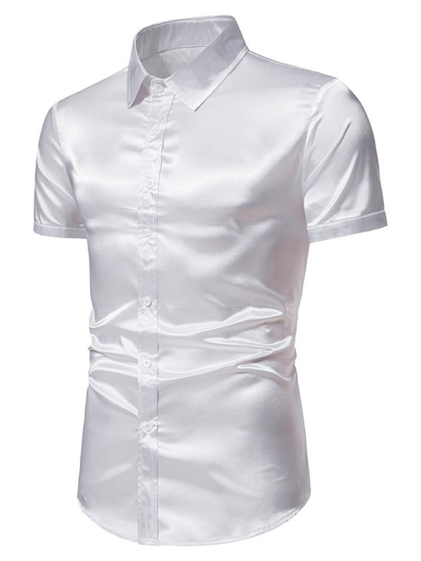 Men's Button Up Short Sleeve Shirt