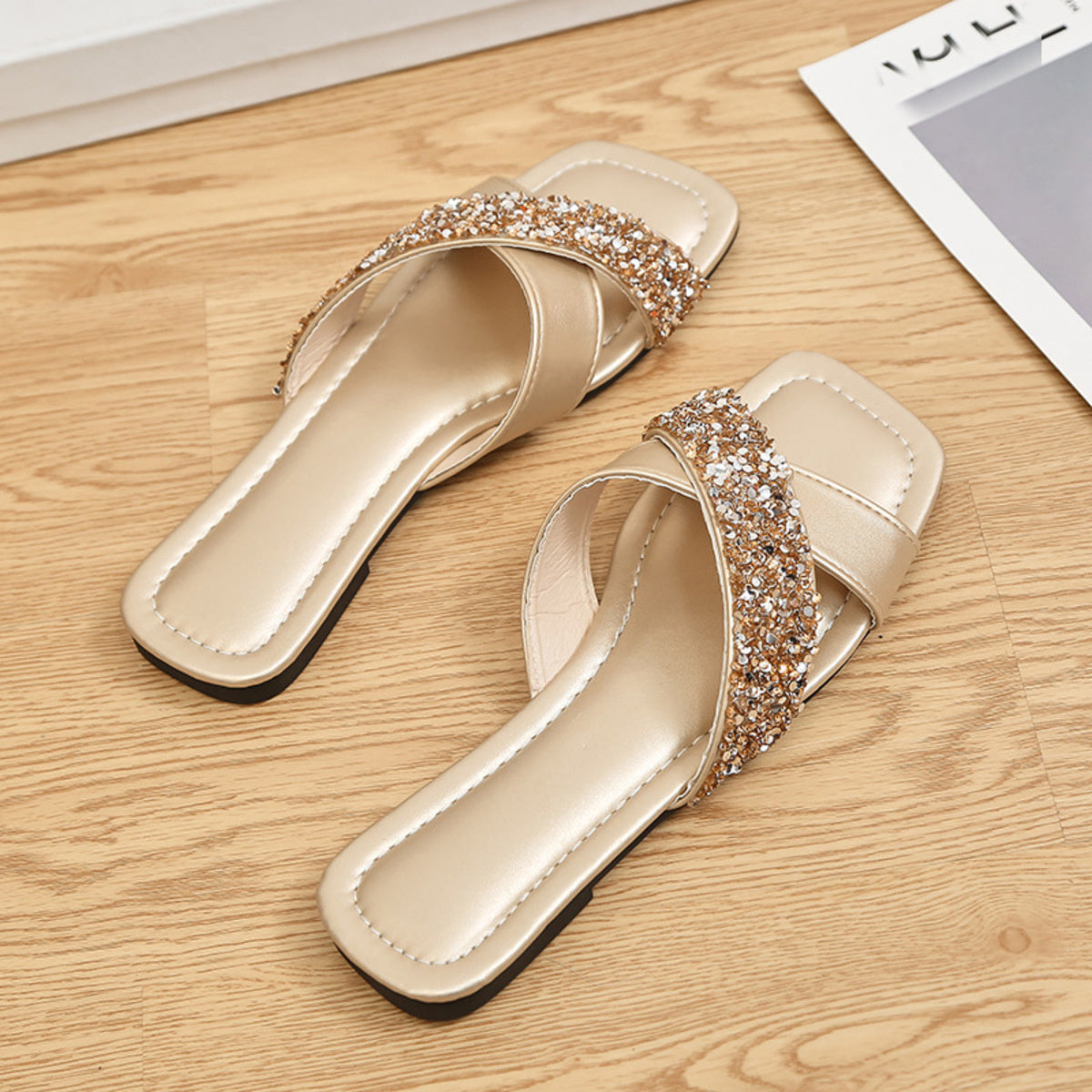 Open Toe Crisscross Sandals