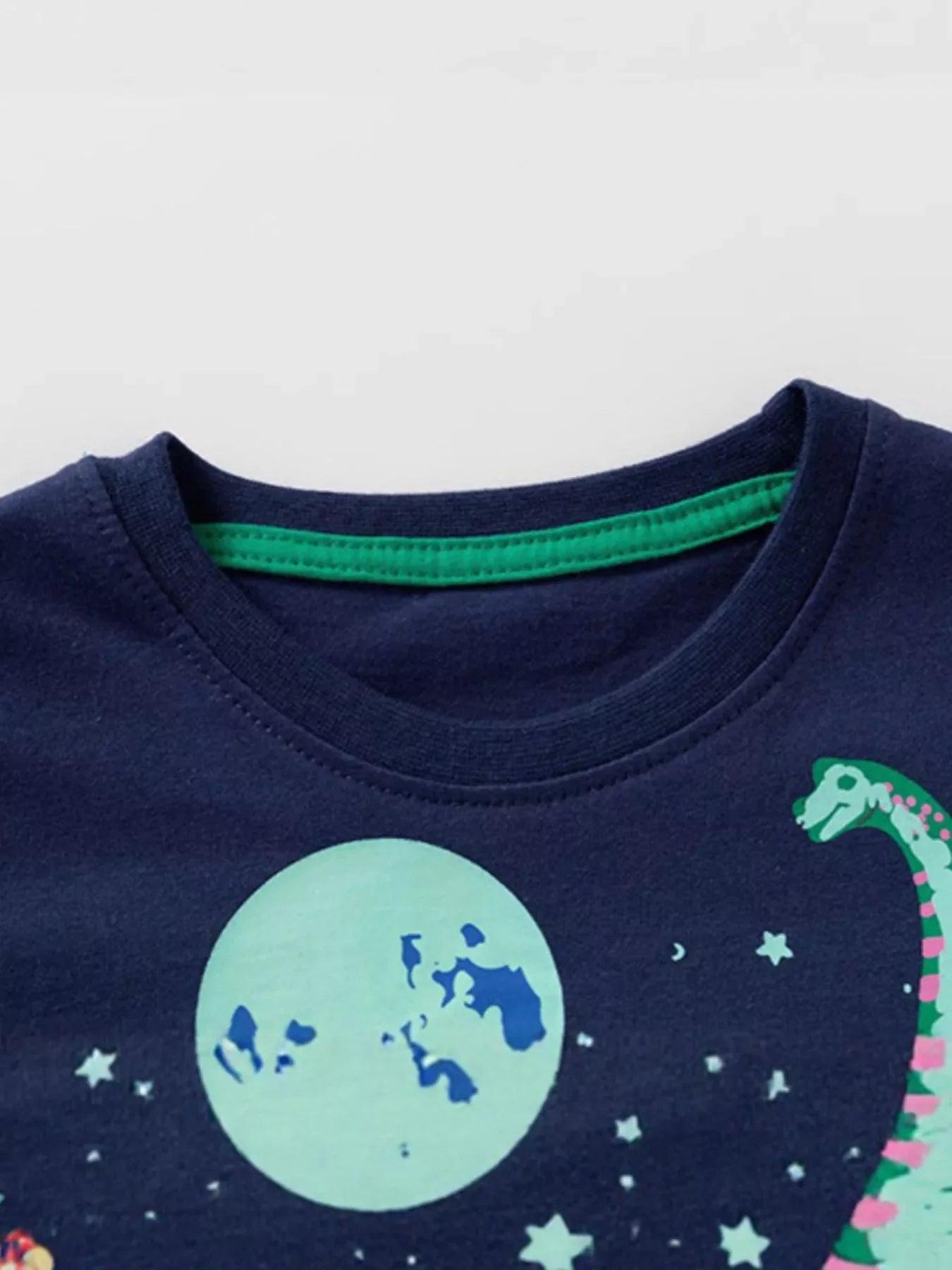 Children's Dinosaur Graphic Crew Neck T-Shirt