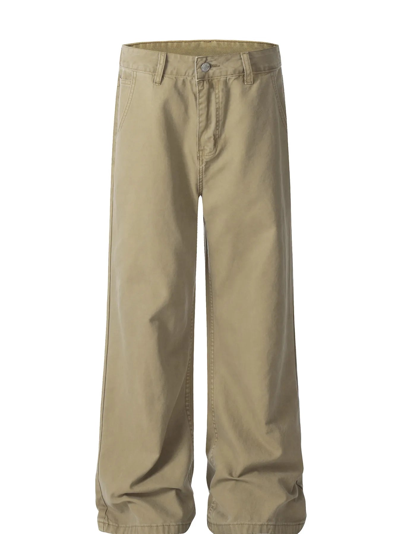 Men's Washed Wide Leg Jeans