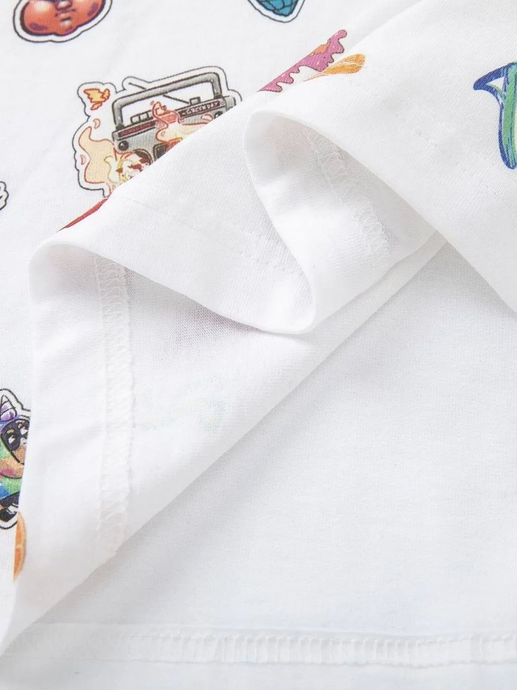 Men's Cosmic Candy Dreams Print Round Neck T-Shirt