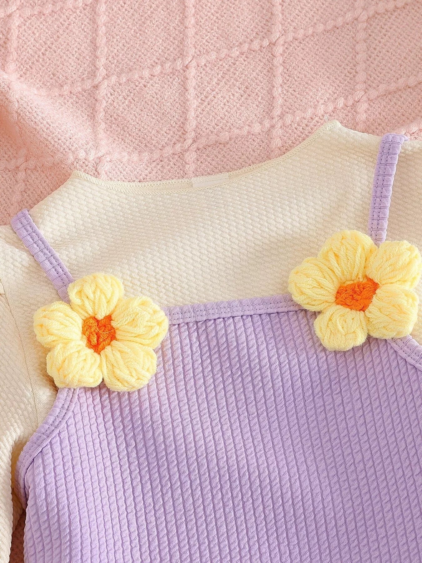 Children's Long Sleeve Top & Cami and Pants Set