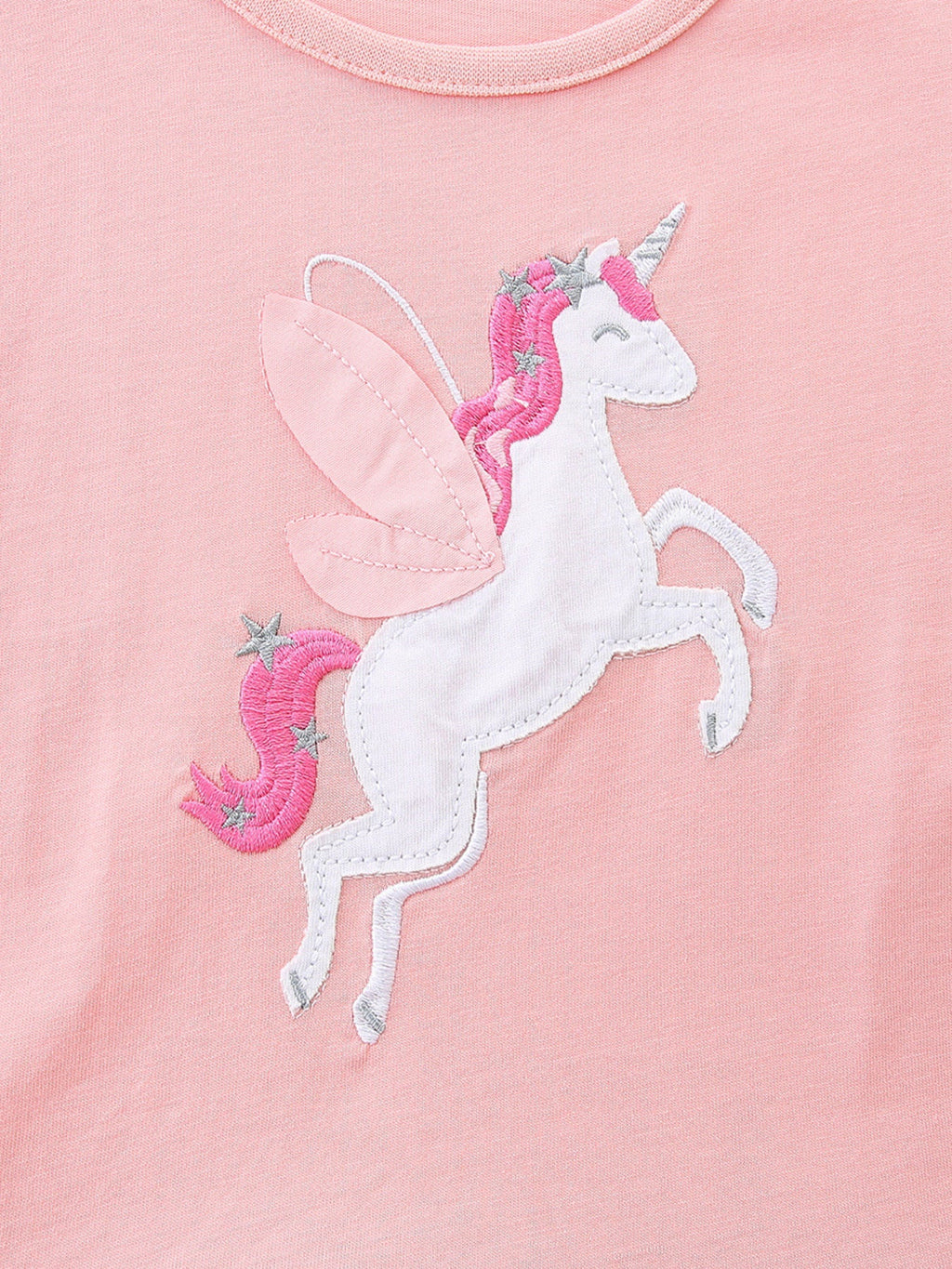 Children's Unicorn Applique Rainbow Tulle Dress
