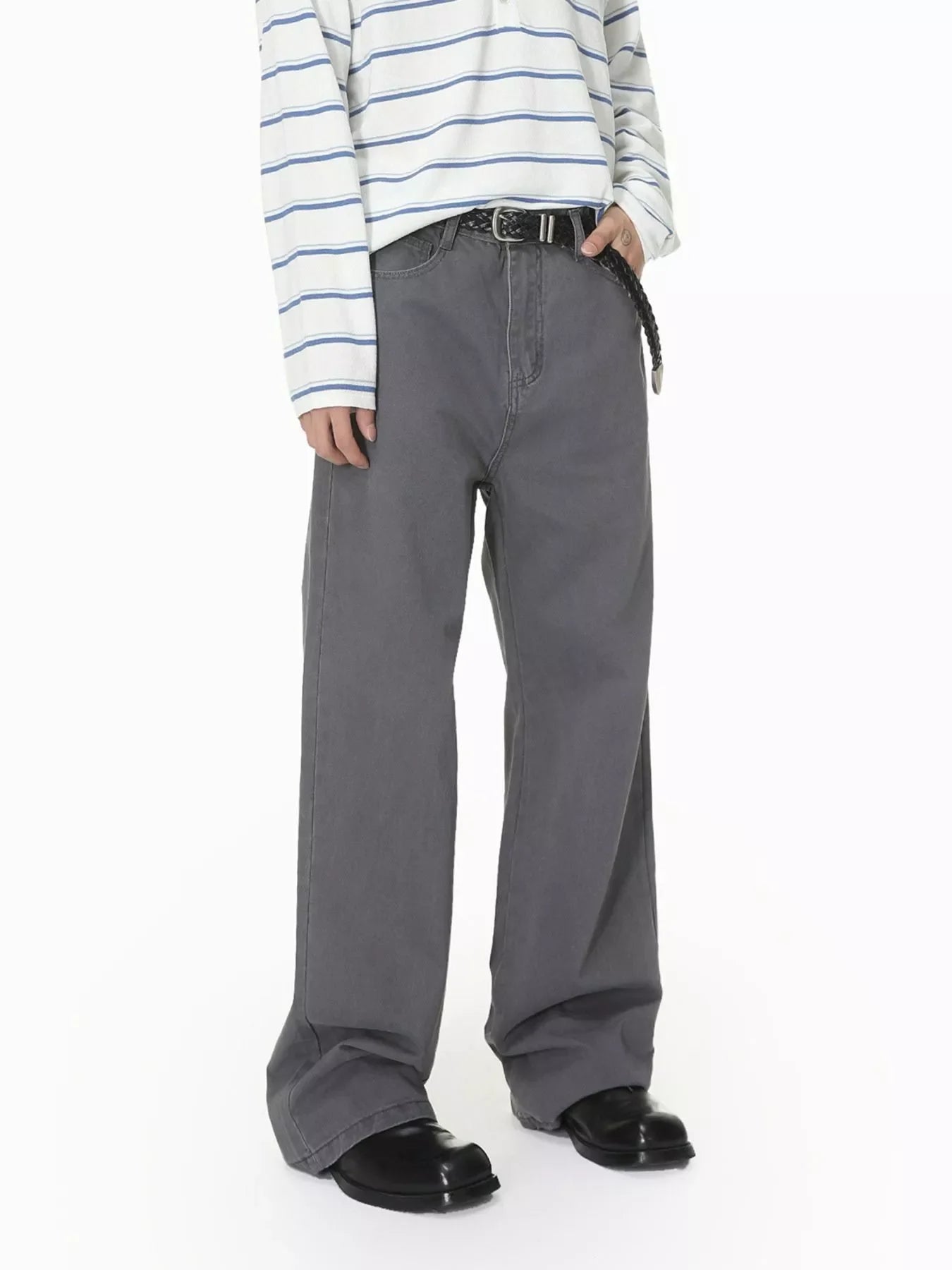 Men's Washed Loose Fit Jeans