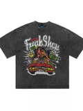 Men's Graphic Round Neck Half Sleeve T-Shirt