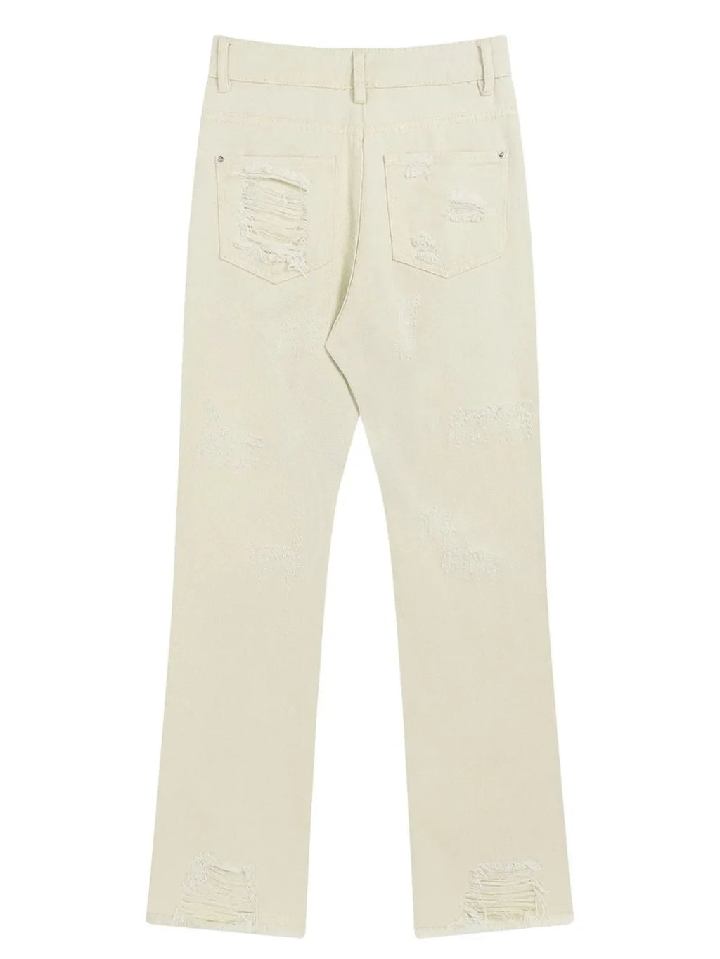 Men's Distressed Straight Leg Jeans