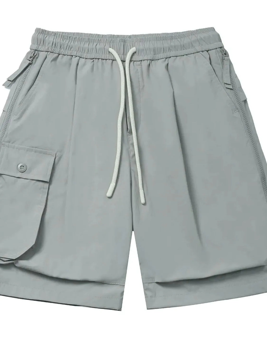 Men's Full Size Casual Drawstring Cargo Shorts Plus Size