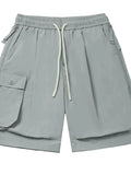 Men's Full Size Casual Drawstring Cargo Shorts Plus Size