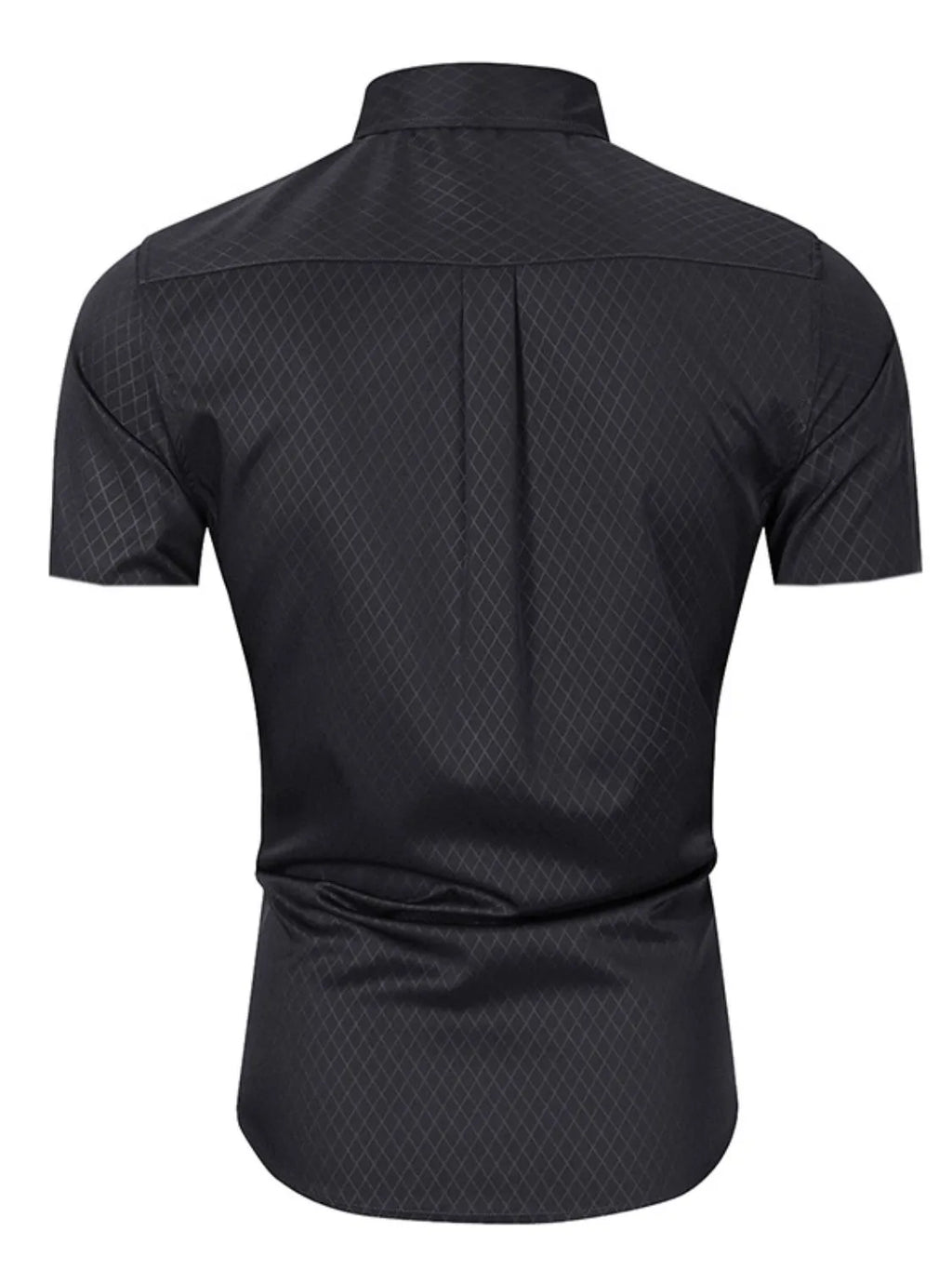 Men's Collared Neck Short Sleeve Shirt