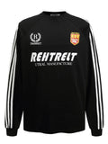 Men's Striped Long Sleeve Graphic T-Shirt