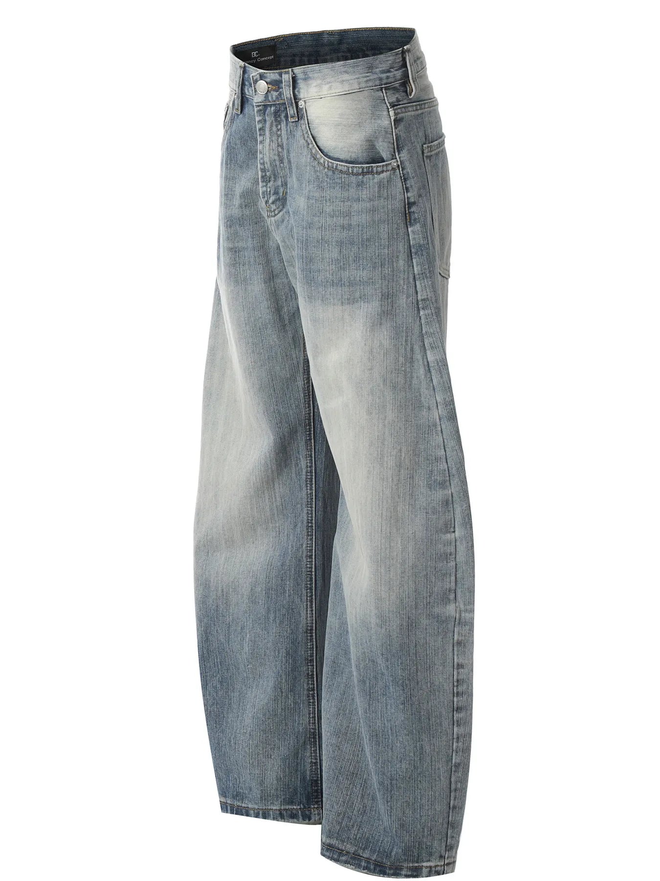 Men's Wide Leg Relaxed Fit Jeans