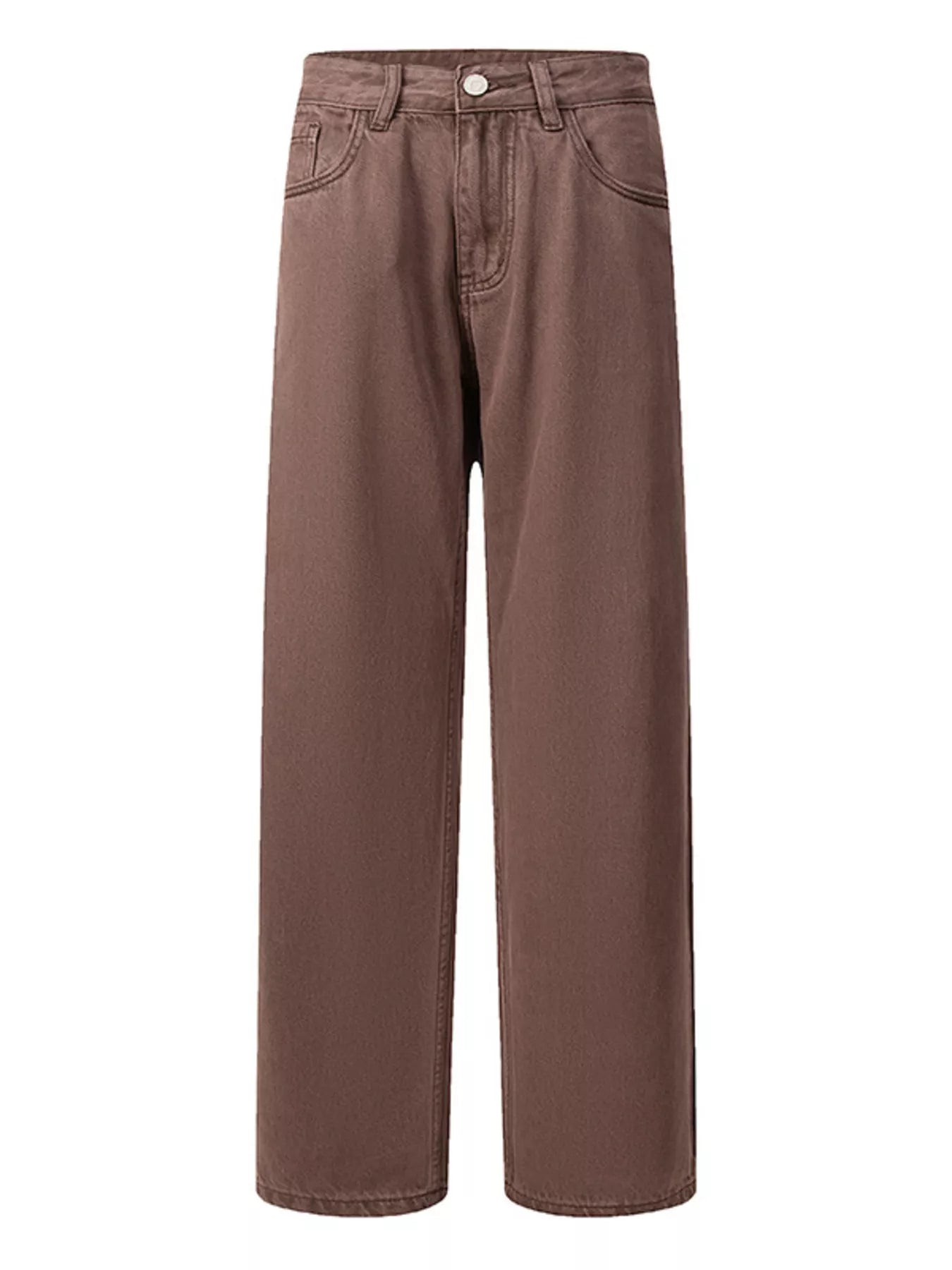 Men's Vintage Wash Wide Leg Jeans