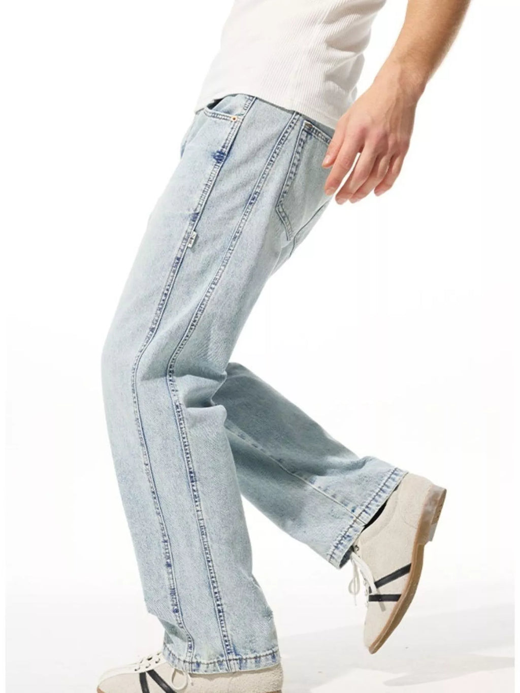 Men's Wide Leg Jeans
