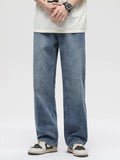 Men's Full Size Vintage Washed Loose Fit Jeans Plus Size