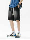 Men's Full Size Gradient Wash Denim Shorts Plus Size