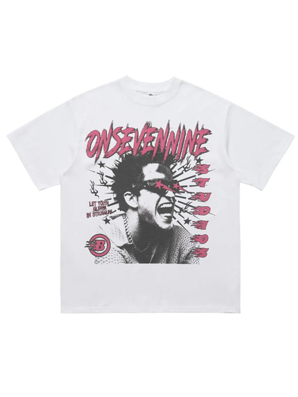 Men's Graphic Round Neck Oversized T-Shirt