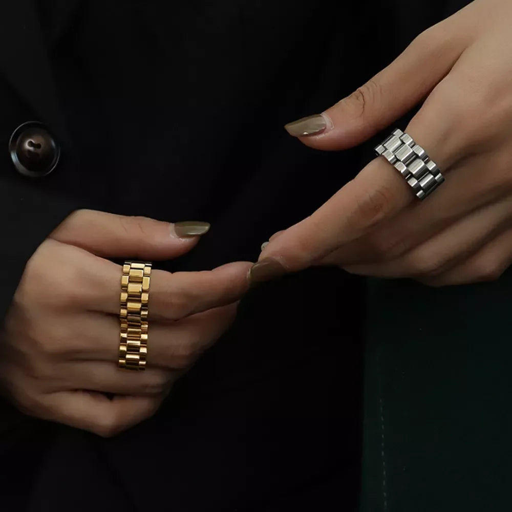 Plated Titanium Steel Ring