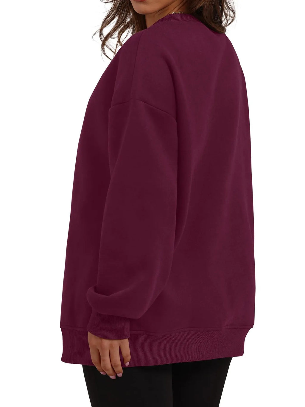 Oversized Long Sleeve Crewneck Sweatshirt