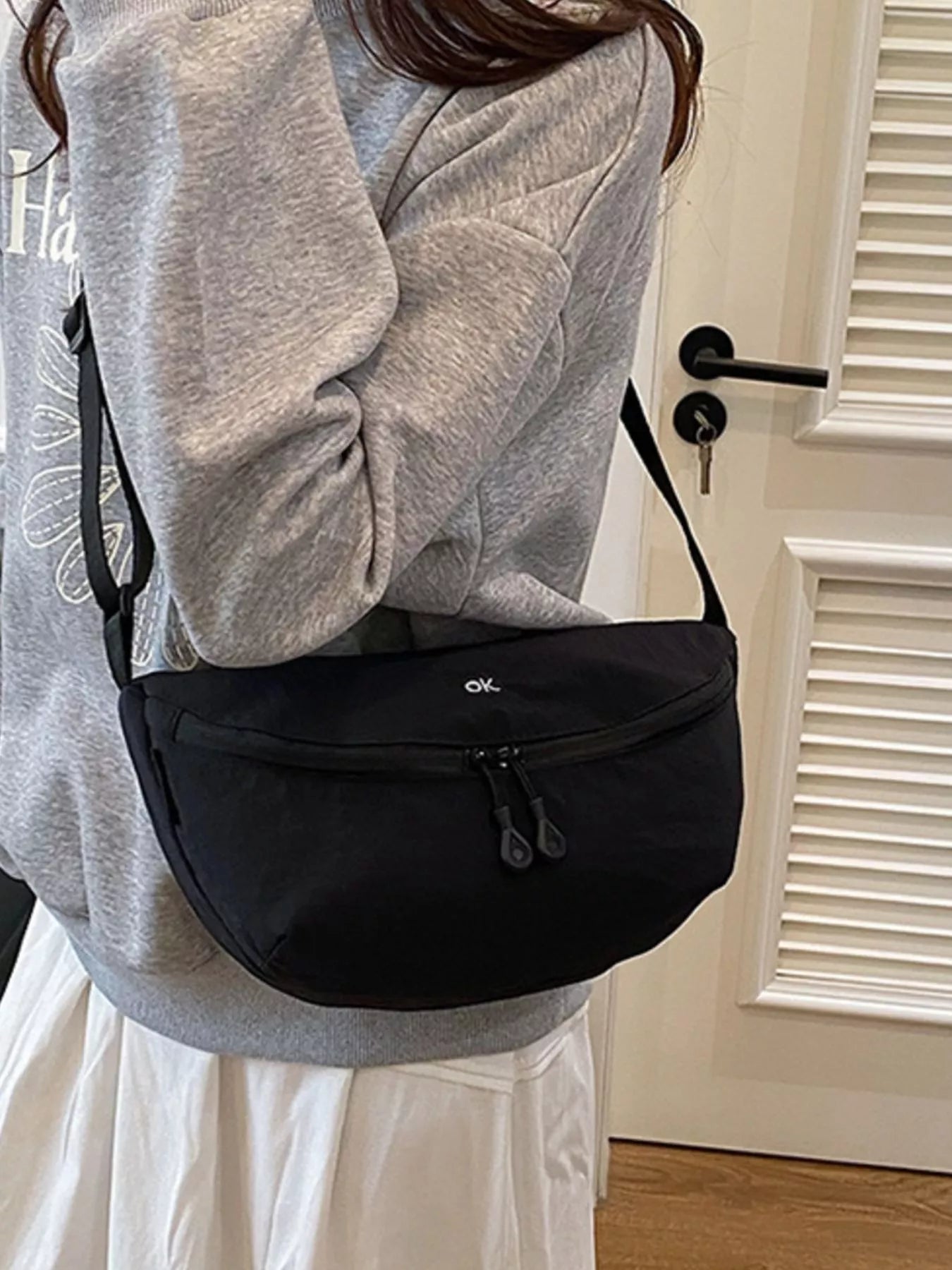 Lightweight Canvas Sling Bag