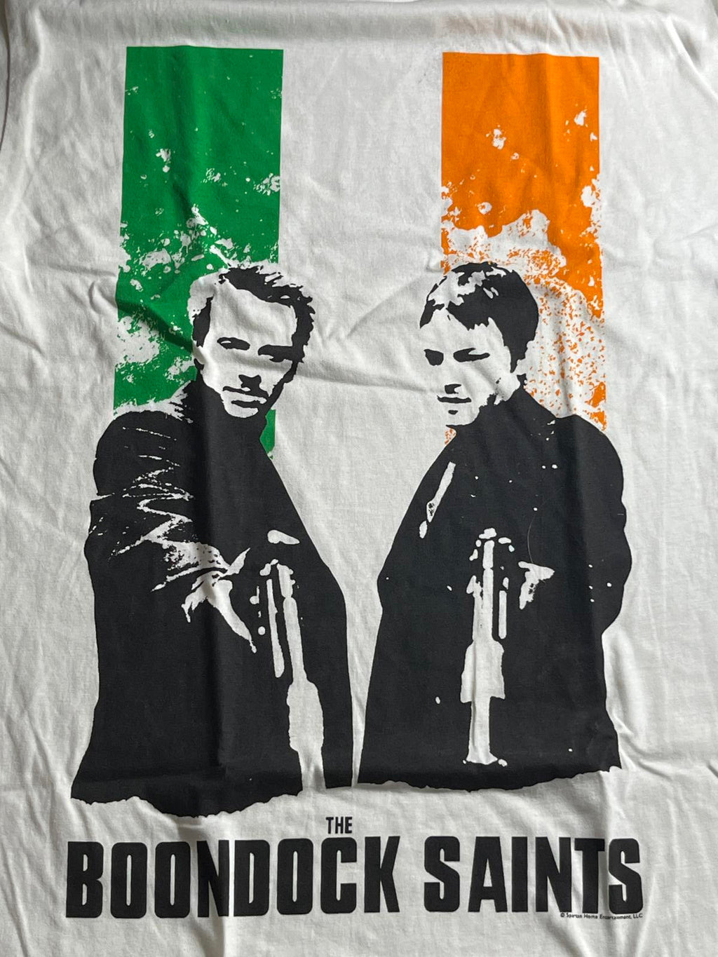 Boondock Saints Movie T-shirt Irish Flag Shirt - M