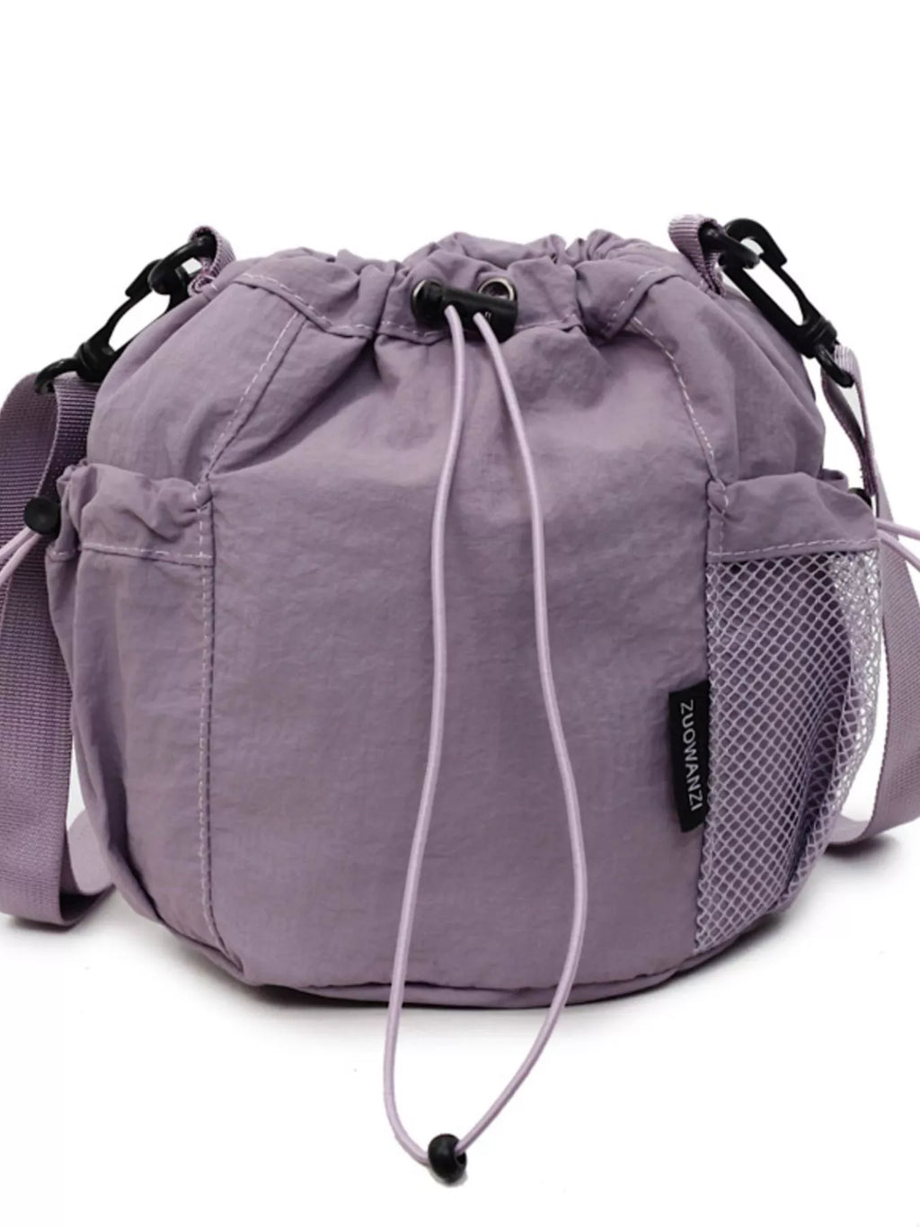 Drawstring Bucket Crossbody Bag
