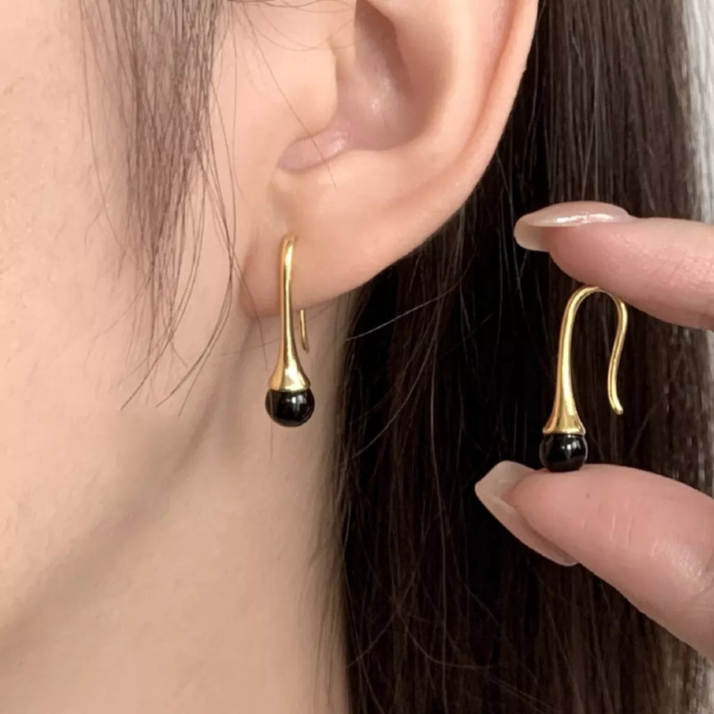 Teardrop Hook Earrings