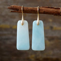 Natural Stone Geometric Shape Earrings