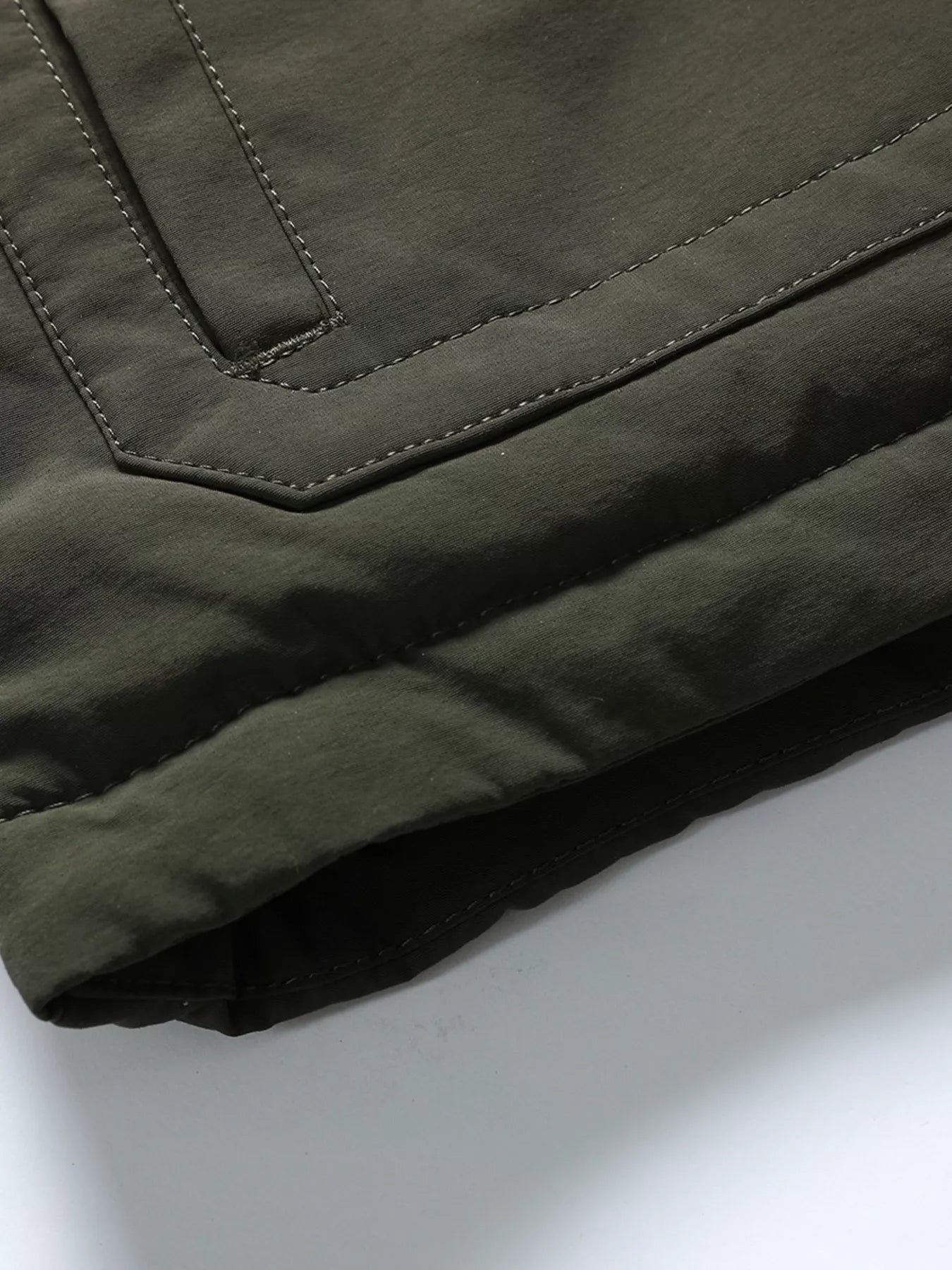 Men's Plus Size Winter Warm Hooded Padded Coat