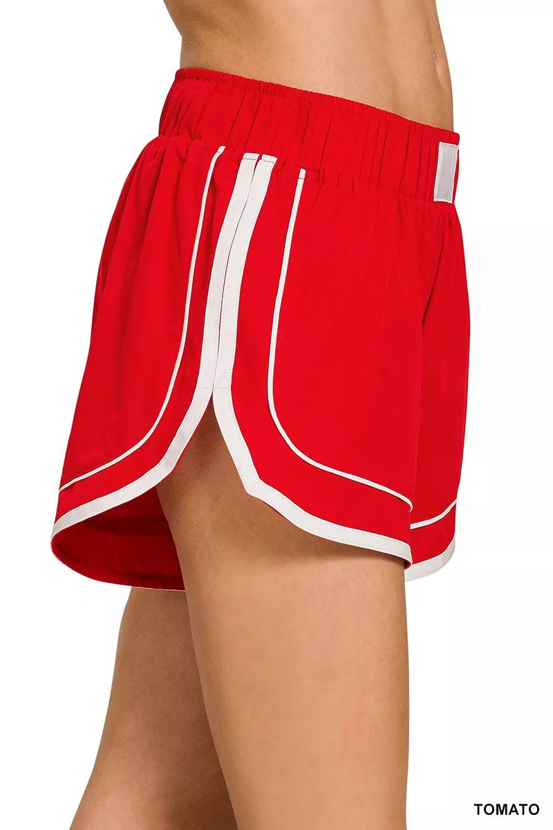 Zenana Soft Woven Lined Dolphin Shorts