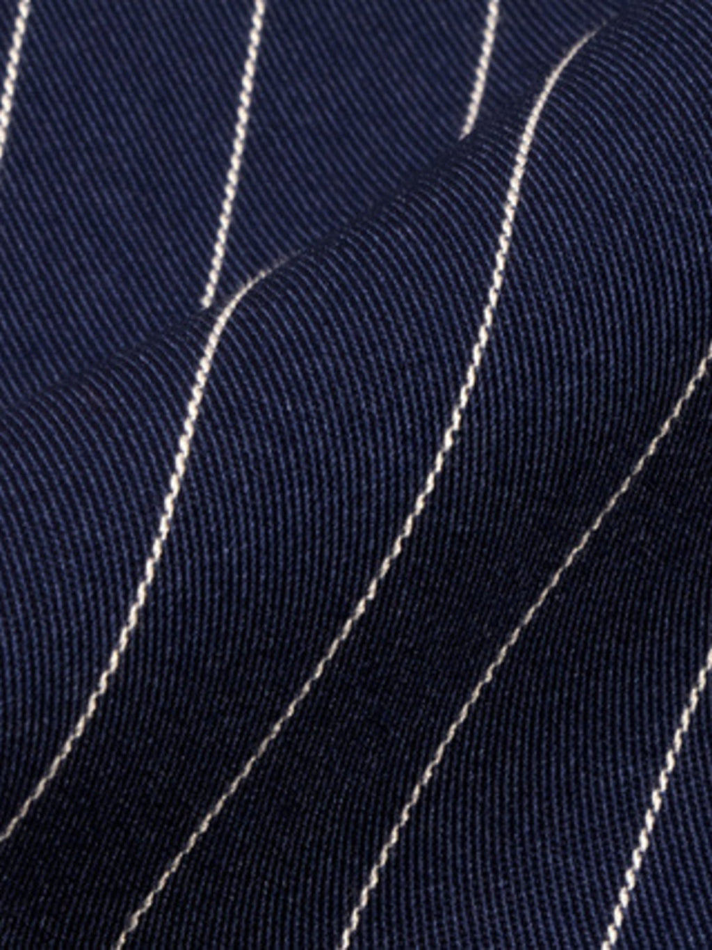 Striped Double-Breasted Blazer & Wide Leg Pants Set