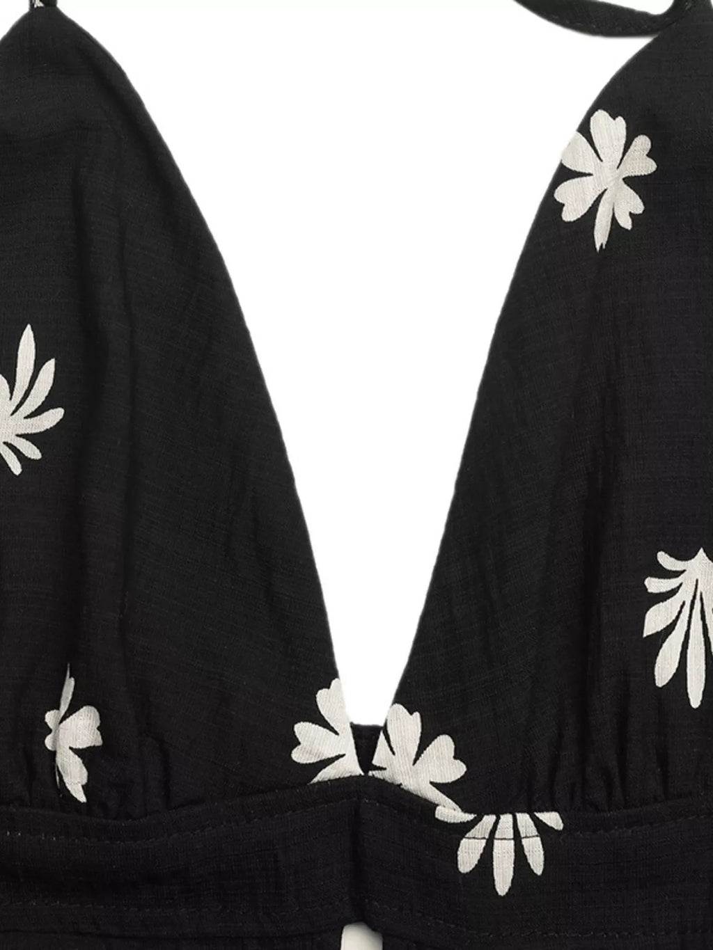 Printed Halter Neck Maxi Dress