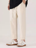 Men's Full Size Drawstring Wide Leg Pants Plus Size