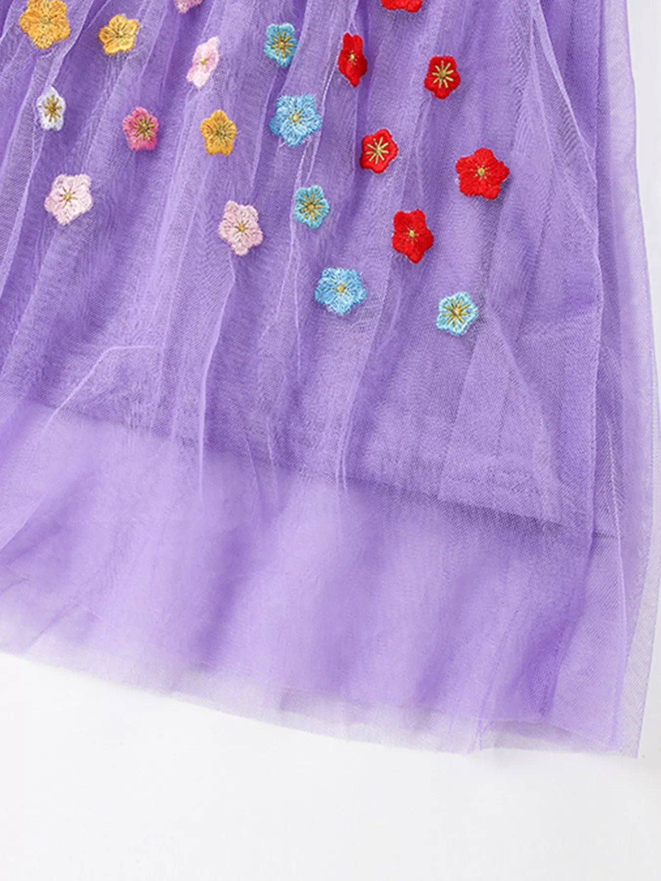 Children's Unicorn Embroidered Tulle Dress