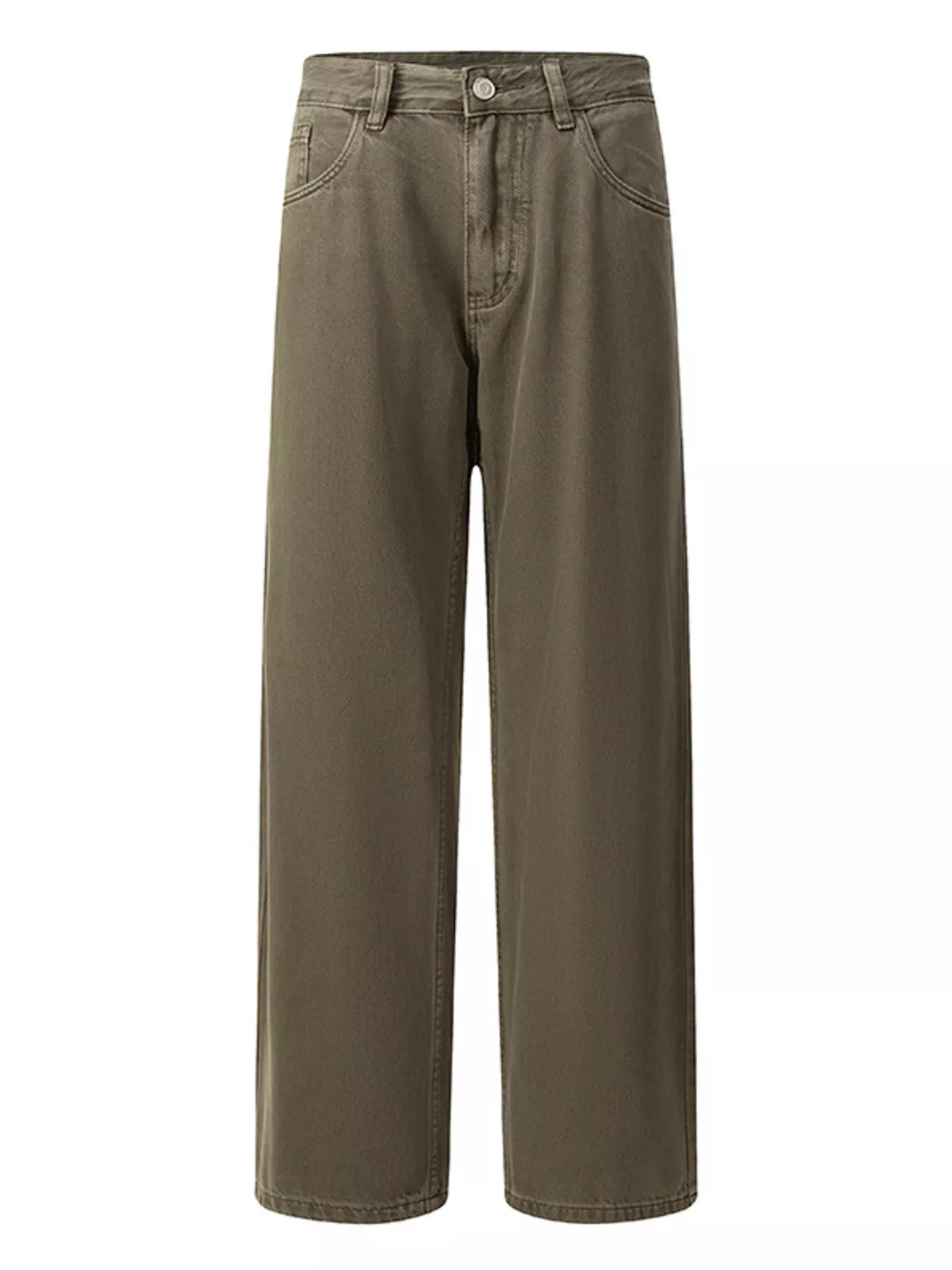 Men's Vintage Wash Wide Leg Jeans