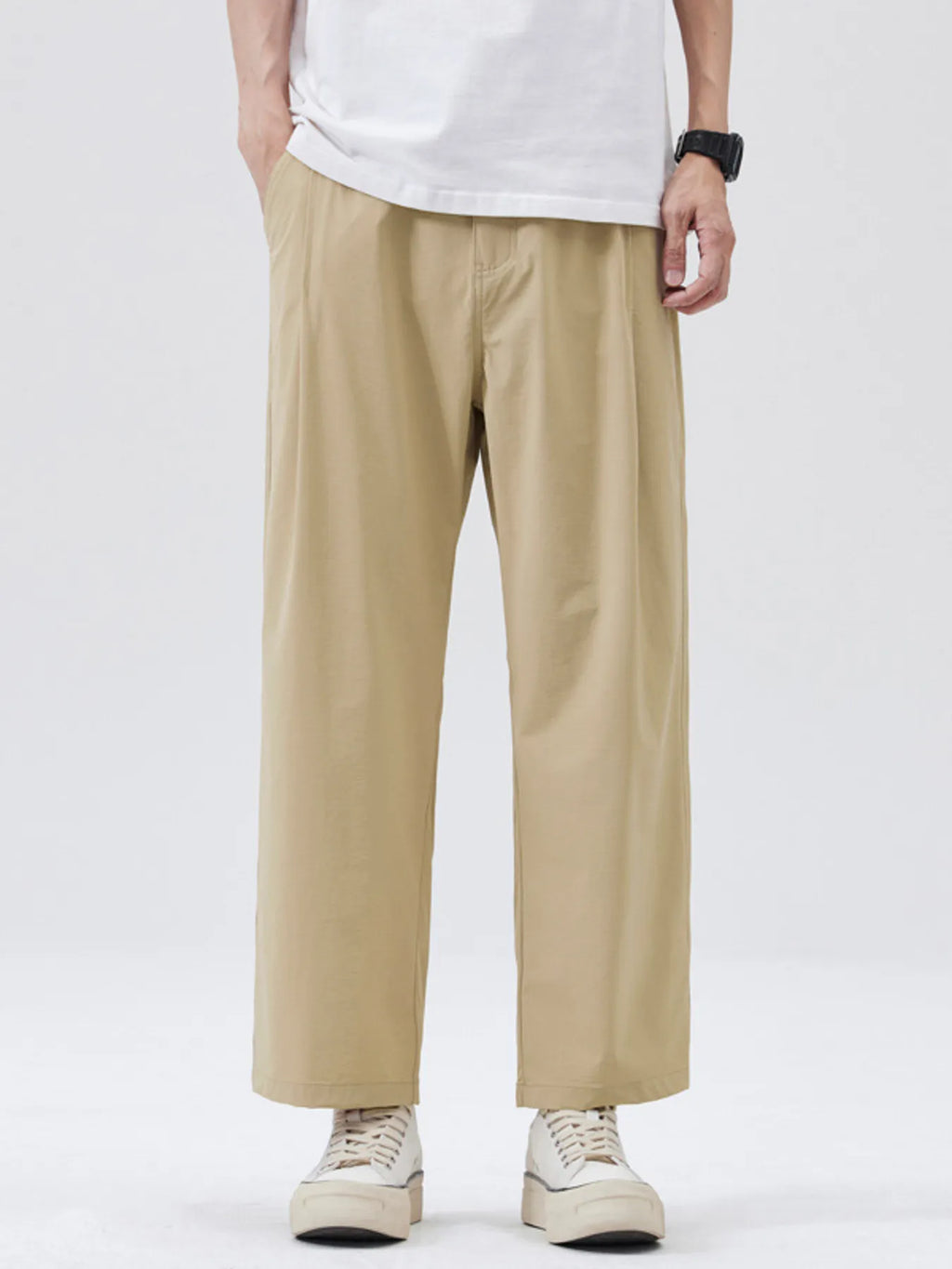 Men's Full Size Wide Leg Pants Plus Size