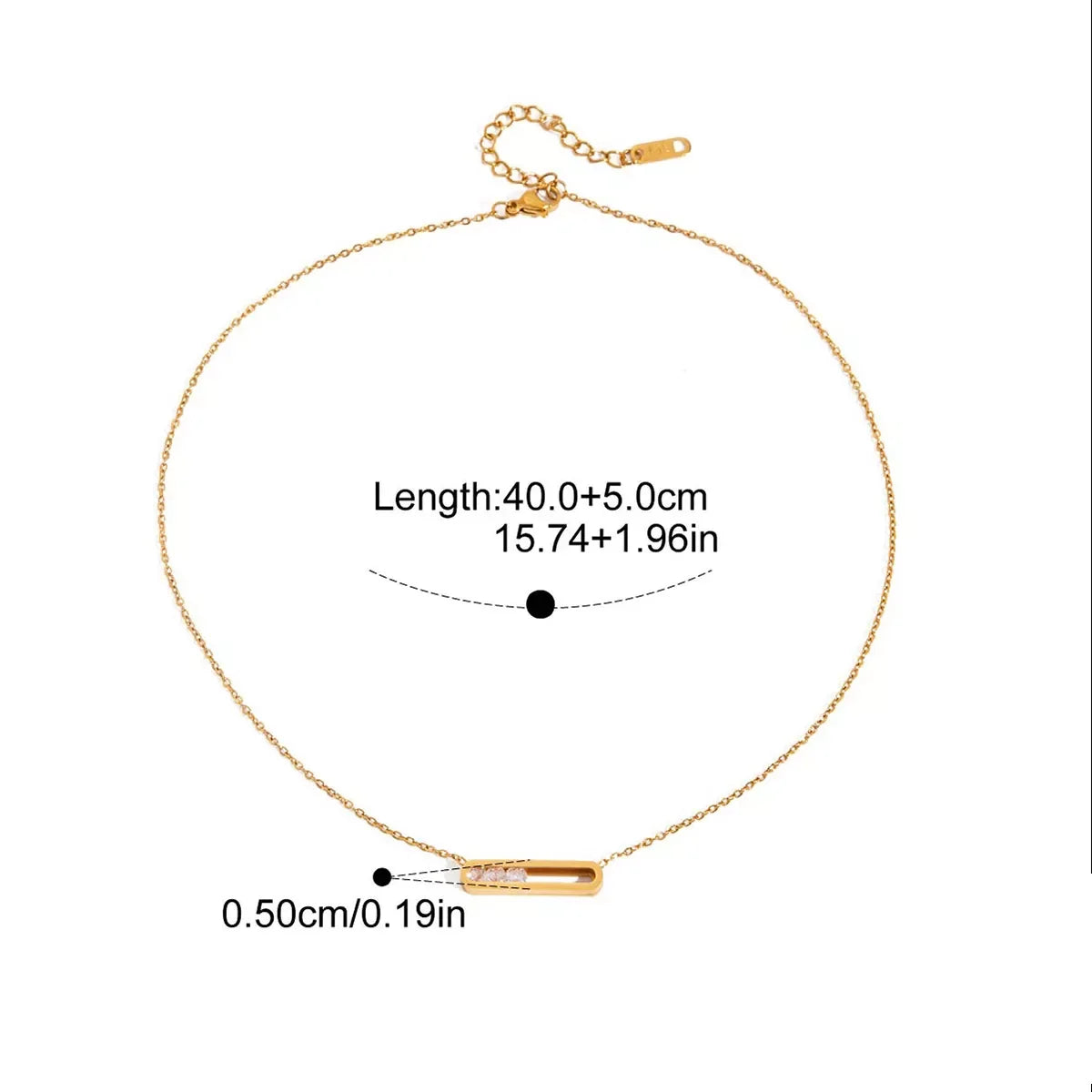18K Gold-Plated Pendant Necklace