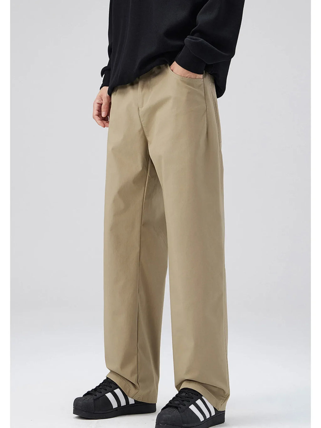 Men's Full Size Loose Fit Casual Pants Plus Size