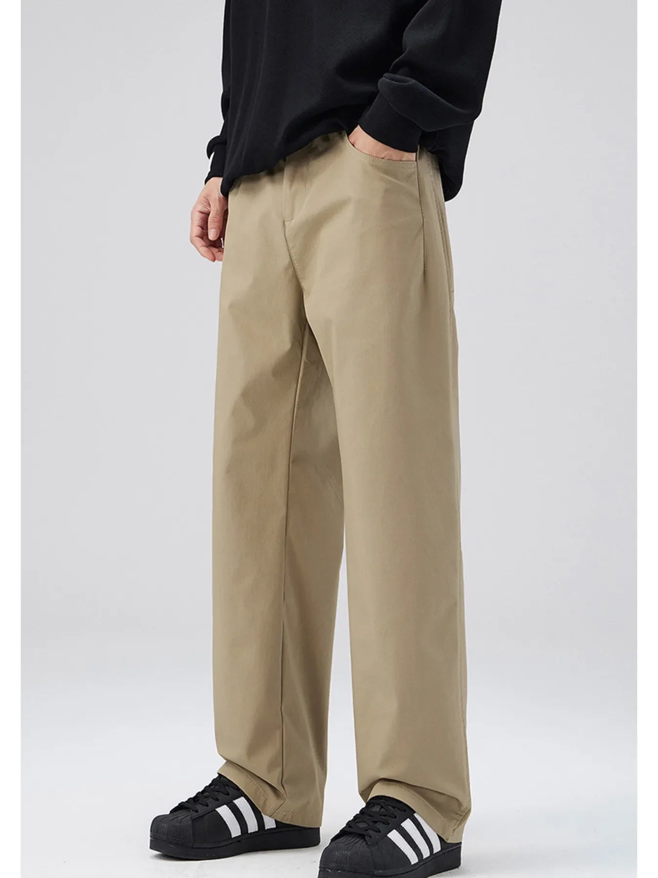 Men's Full Size Loose Fit Casual Pants Plus Size