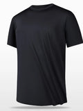 Men's Plus Size Round Neck Short Sleeve T-Shirt