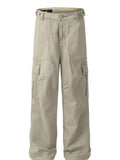 Men's Wide Leg Cargo Jeans