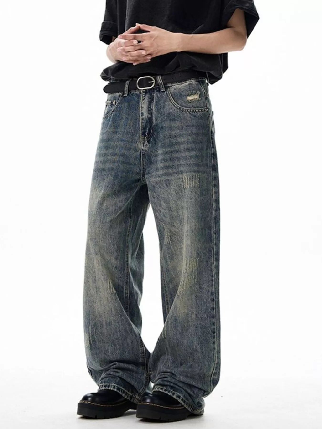 Men's Wide Leg Jeans