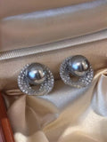 Pearl Stud Earrings