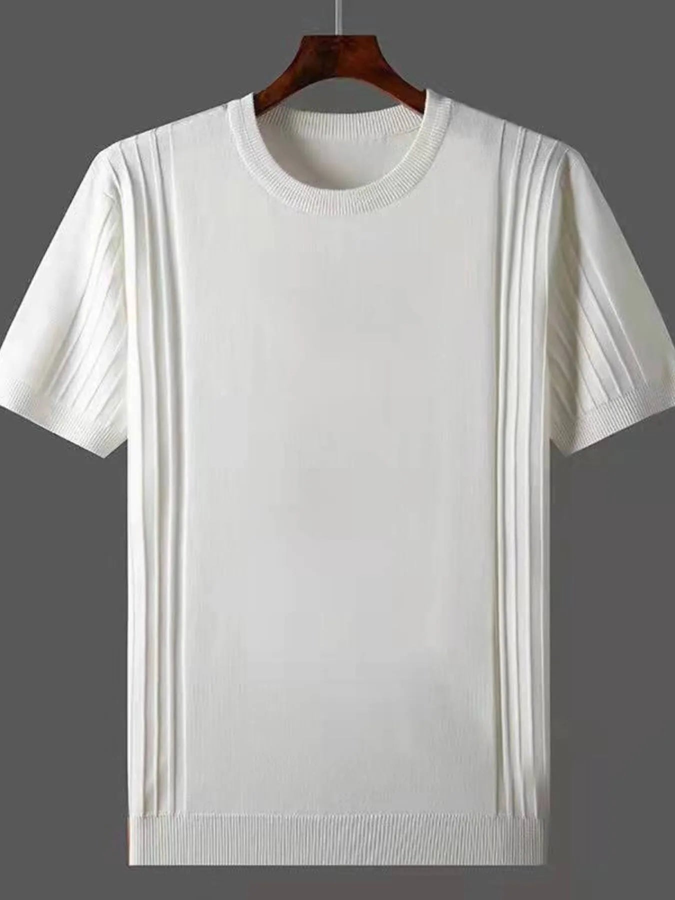 Men's Plus Size Round Neck Short Sleeve T-Shirt