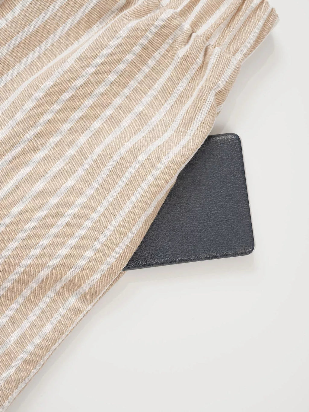 Striped High-Waisted Wide Leg Pants