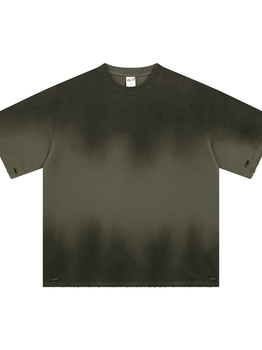 Men's Gradient Round Neck Oversized T-Shirt